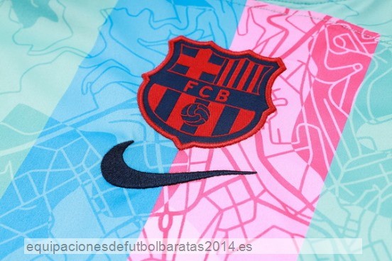 Nuevo Entrenamiento Conjunto Completo Barcelona 23/24 Verde Rosa Rojo Baratas